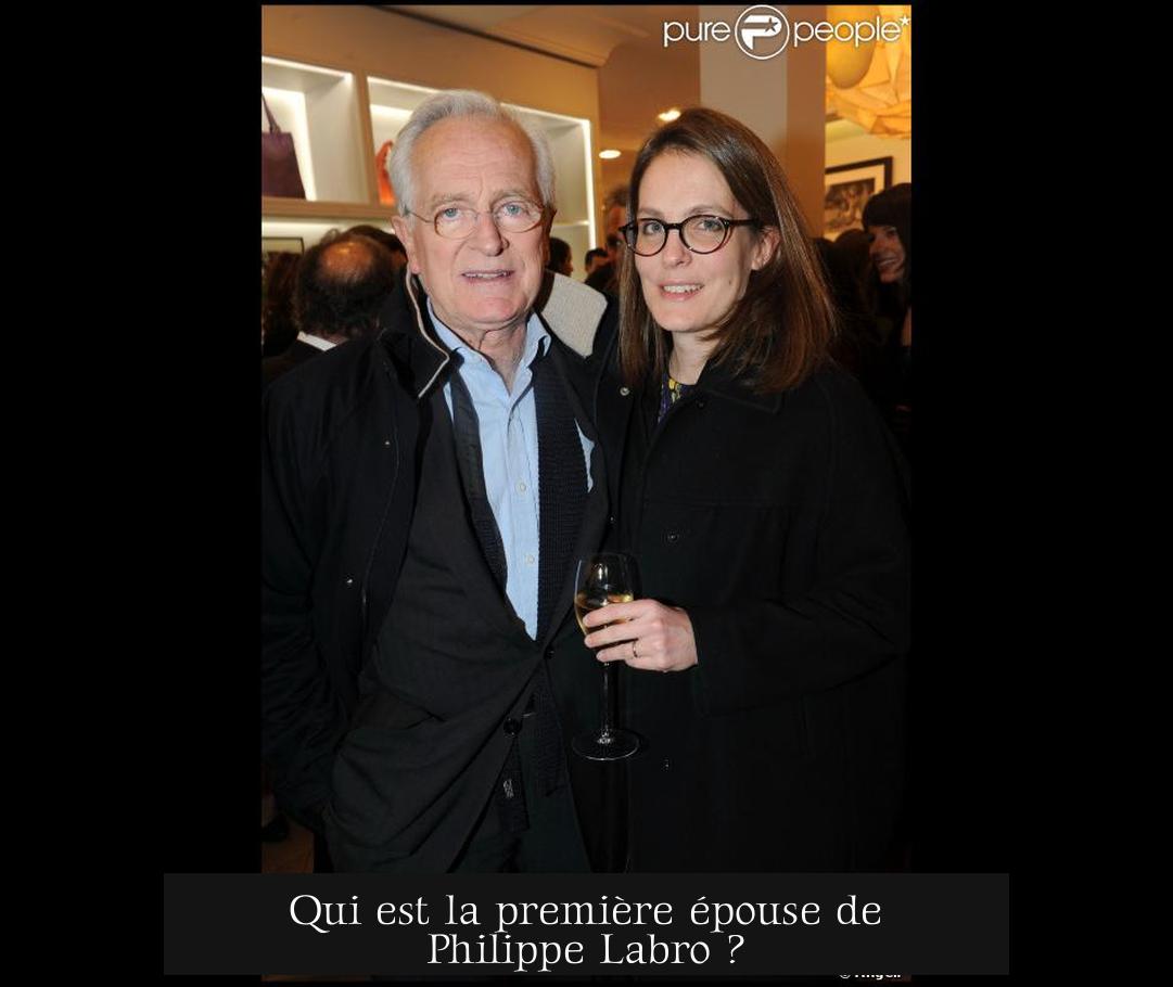 Qui est la première épouse de Philippe Labro ?