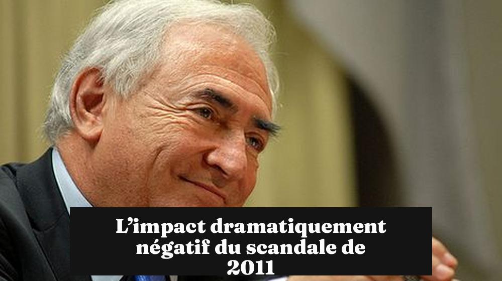 L’impact dramatiquement négatif du scandale de 2011