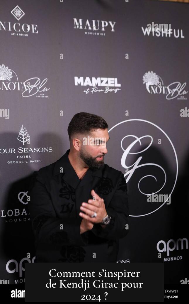 Comment s’inspirer de Kendji Girac pour 2024 ?