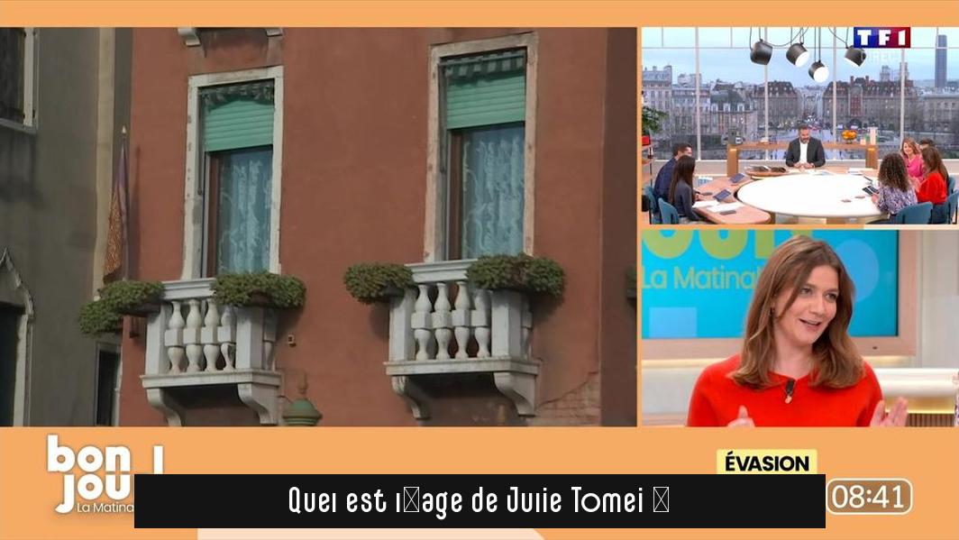 Quel est l'âge de Julie Tomeï ?