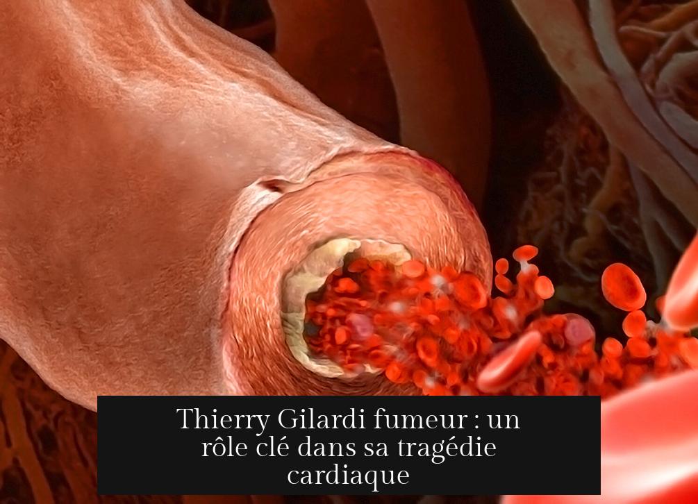 Thierry Gilardi fumeur : un rôle clé dans sa tragédie cardiaque