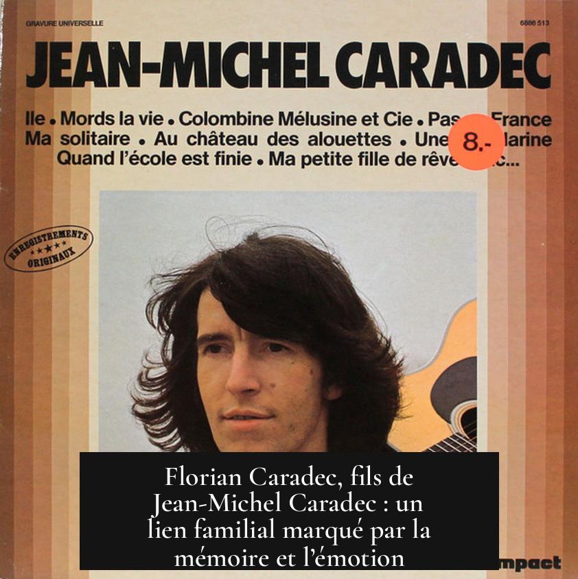 Florian Caradec, fils de Jean-Michel Caradec : un lien familial marqué par la mémoire et l’émotion