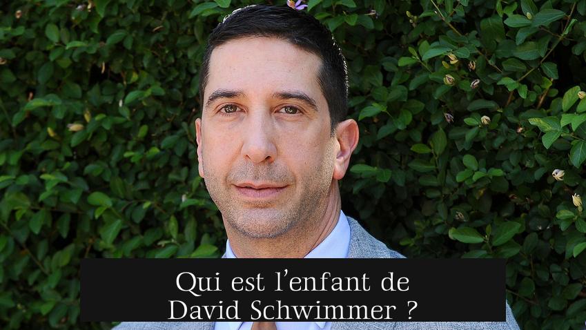 Qui est l’enfant de David Schwimmer ?