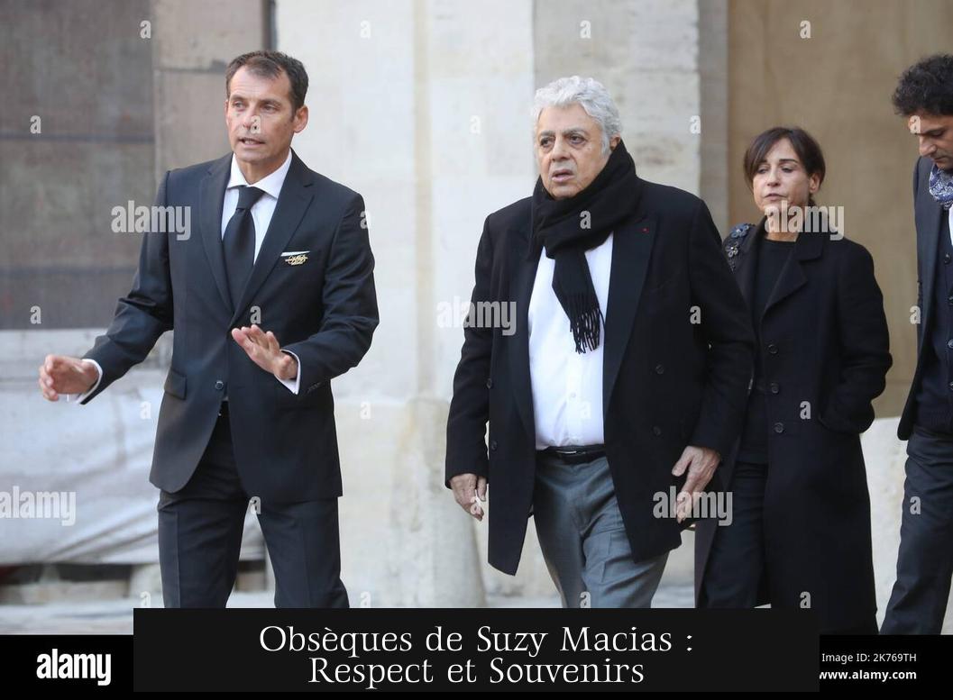 Obsèques de Suzy Macias : Respect et Souvenirs