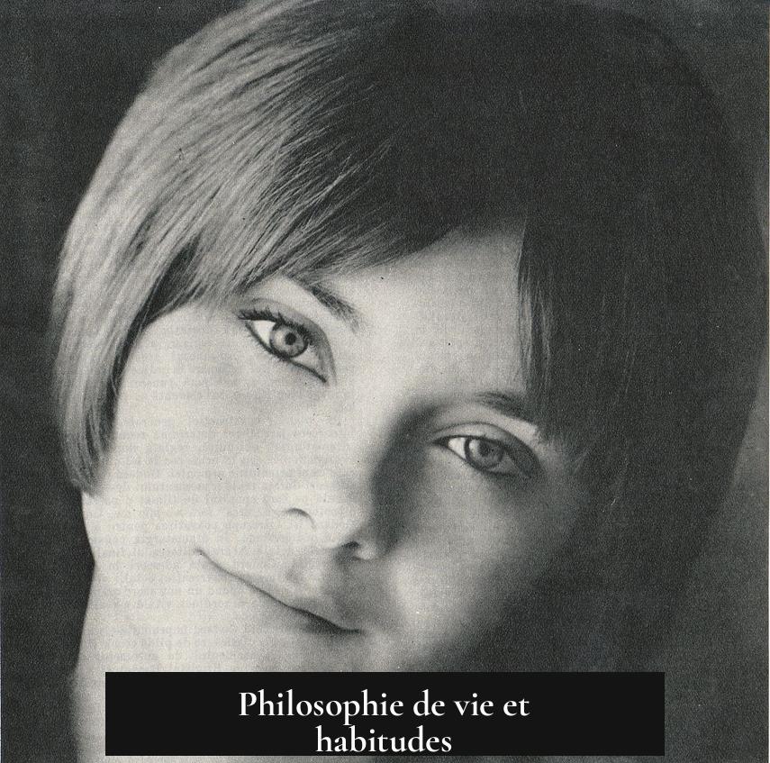 Philosophie de vie et habitudes