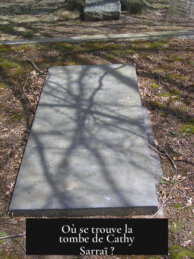 Où se trouve la tombe de Cathy Sarraï ?