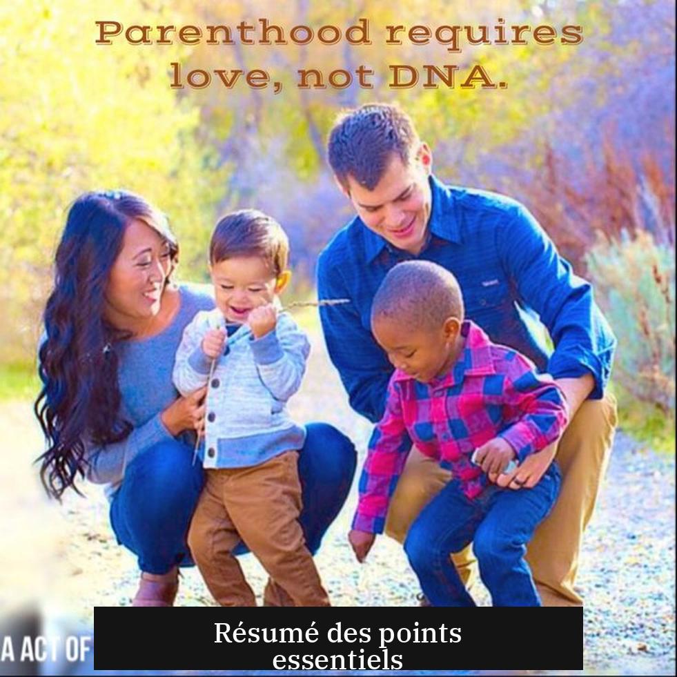 Résumé des points essentiels