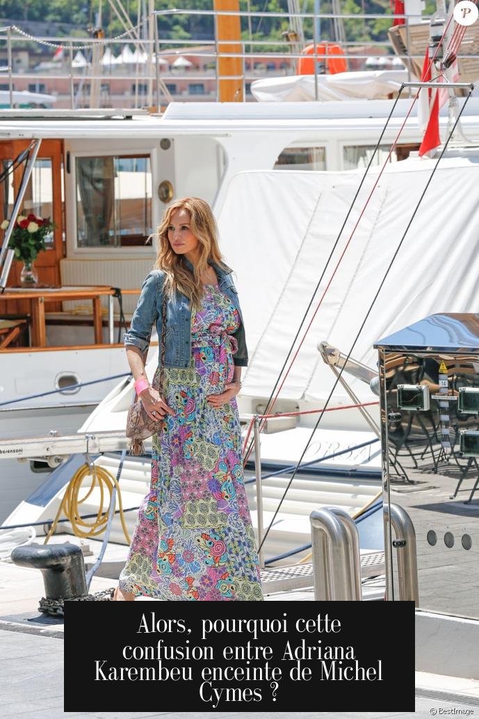 Alors, pourquoi cette confusion entre Adriana Karembeu enceinte de Michel Cymes ?