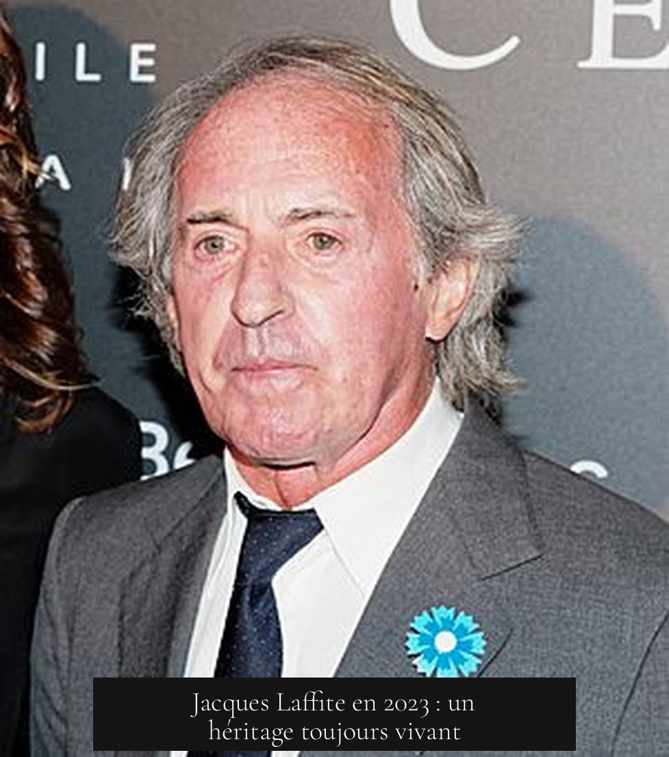 Jacques Laffite en 2023 : un héritage toujours vivant