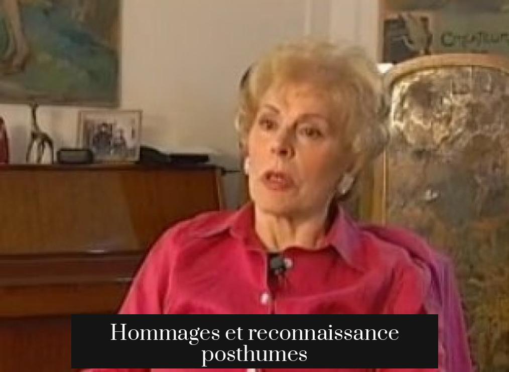 Hommages et reconnaissance posthumes