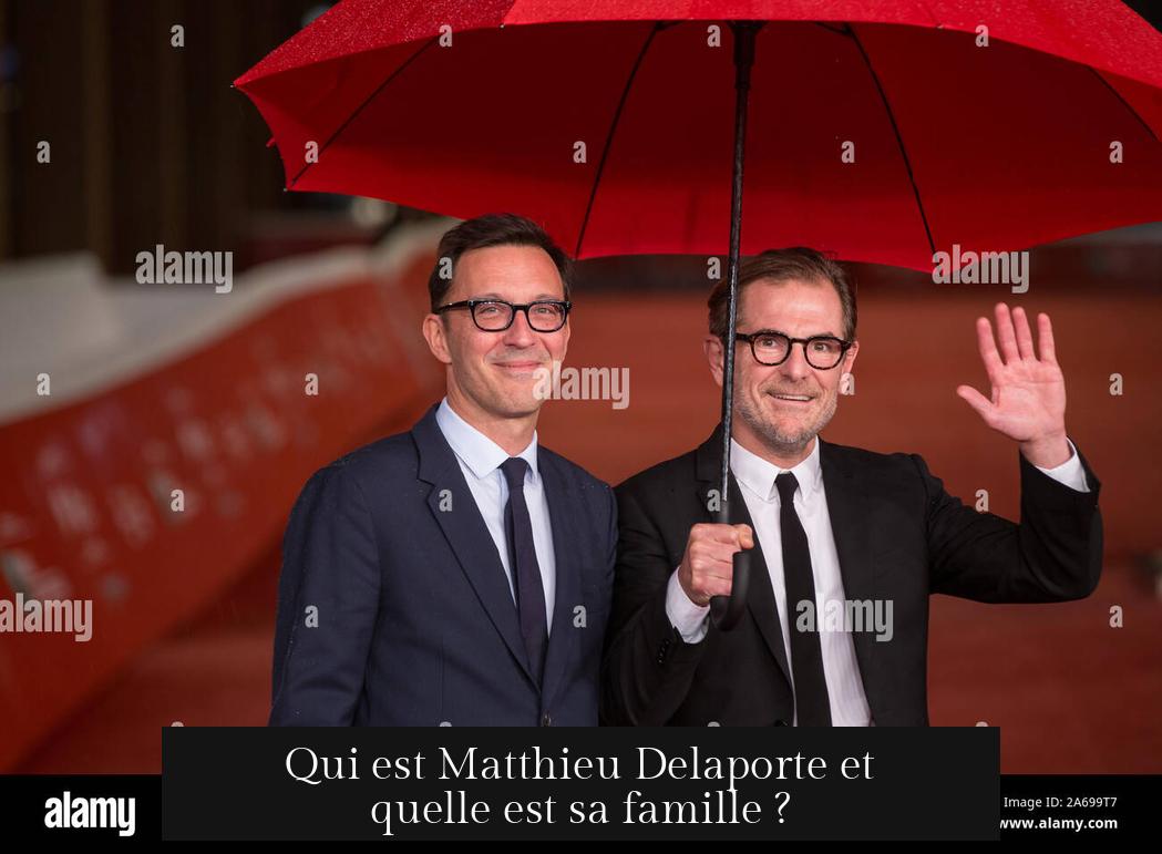 Qui est Matthieu Delaporte et quelle est sa famille ?
