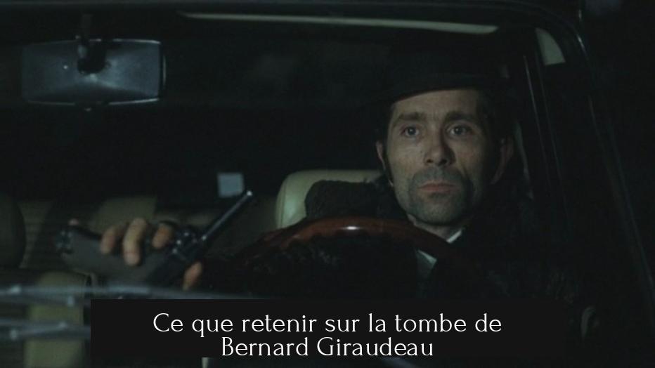 Ce que retenir sur la tombe de Bernard Giraudeau