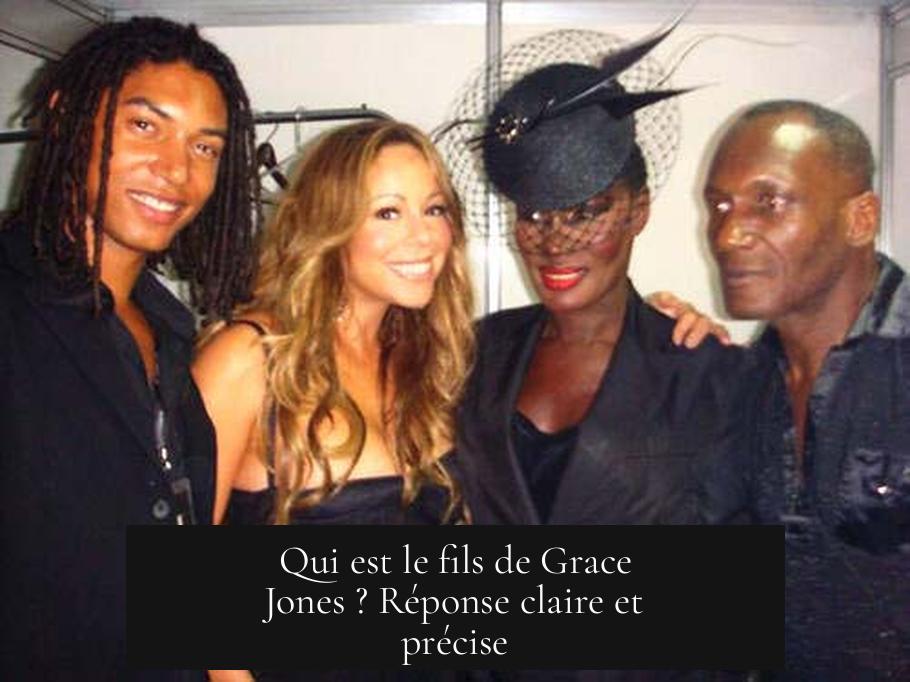 Qui est le fils de Grace Jones ? Réponse claire et précise