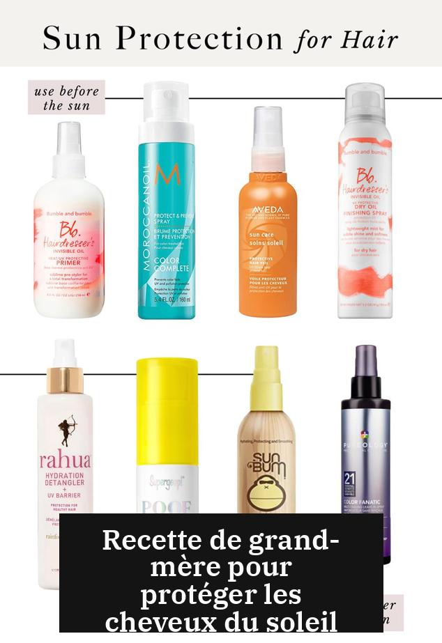 Recette de grand-mère pour protéger les cheveux du soleil