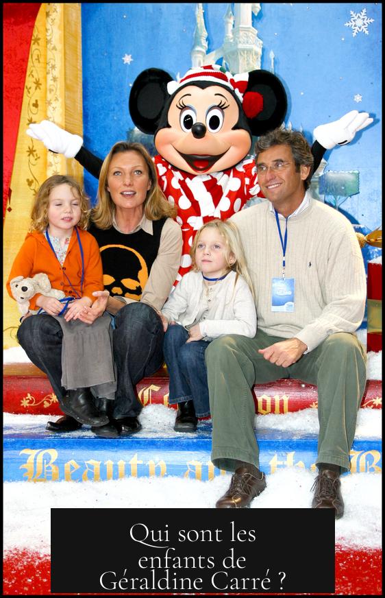 Qui sont les enfants de Géraldine Carré ?