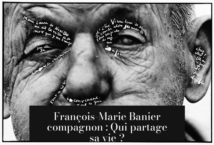 François-Marie Banier compagnon : Qui partage sa vie ?