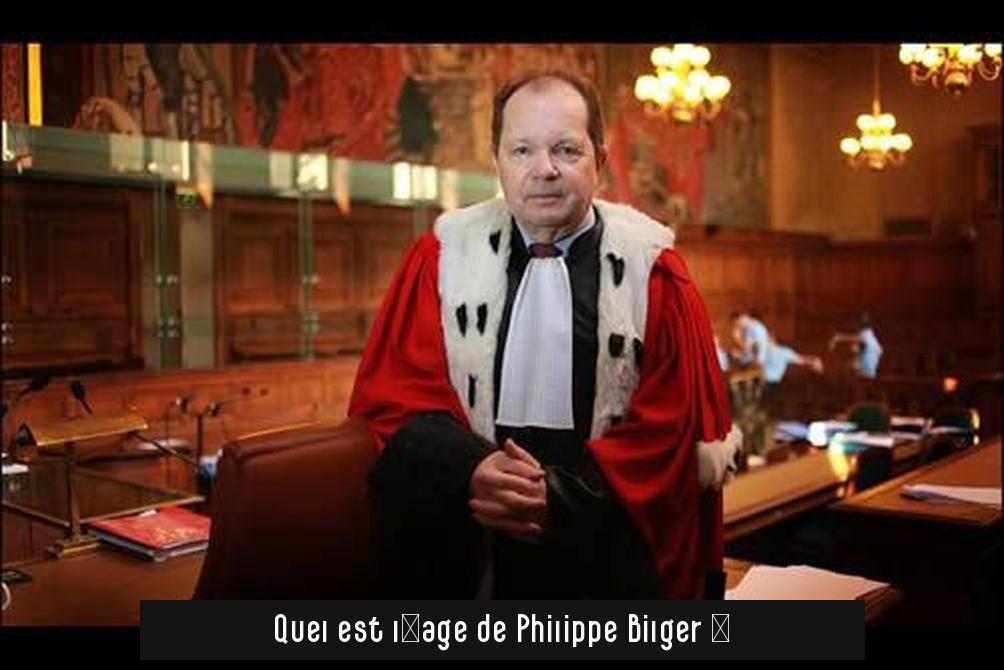 Quel est l’âge de Philippe Bilger ?