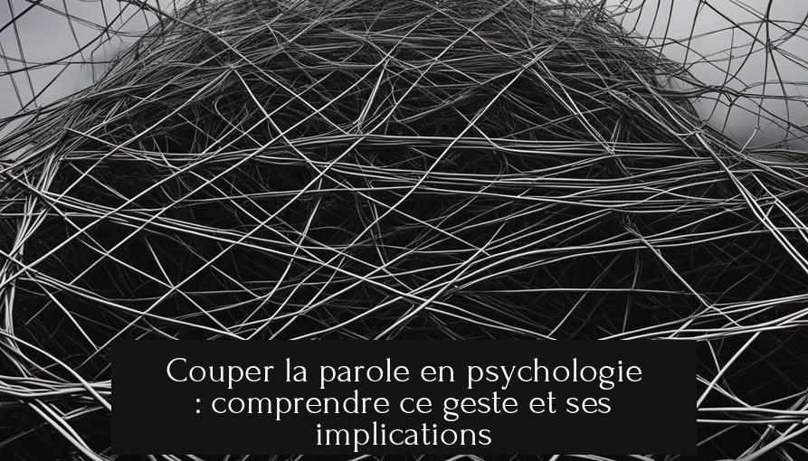 Couper la parole en psychologie : comprendre ce geste et ses implications