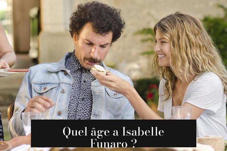 Quel âge a Isabelle Funaro ?