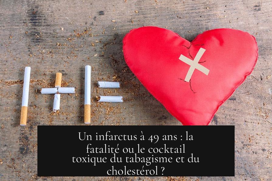 Un infarctus à 49 ans : la fatalité ou le cocktail toxique du tabagisme et du cholestérol ?