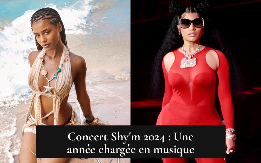 Concert Shy'm 2024 : Une année chargée en musique