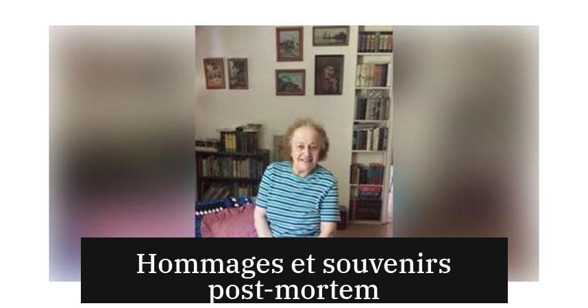 Hommages et souvenirs post-mortem