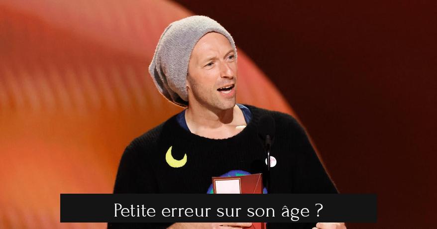 Petite erreur sur son âge ?