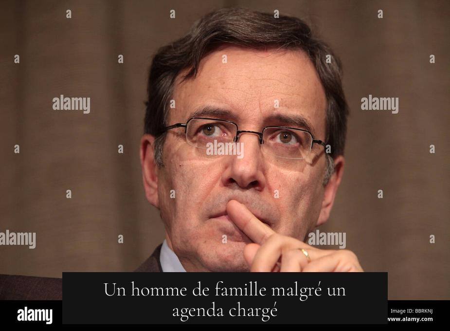Un homme de famille malgré un agenda chargé