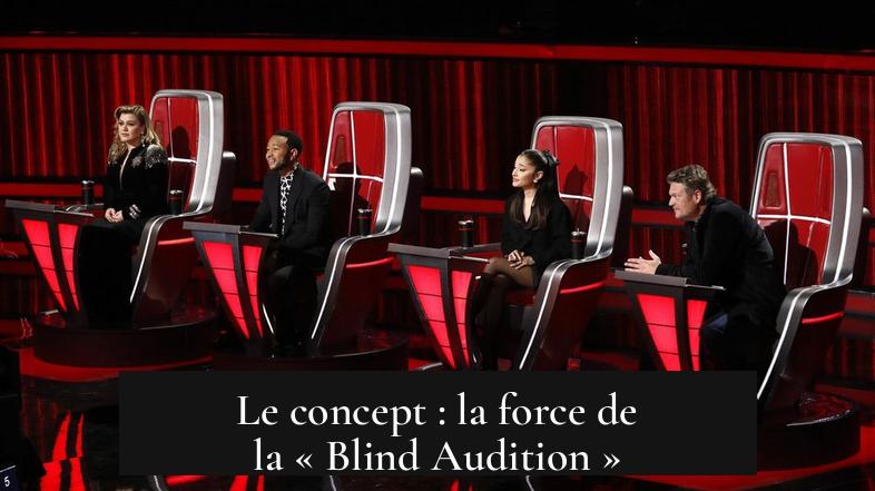 Le concept : la force de la « Blind Audition »