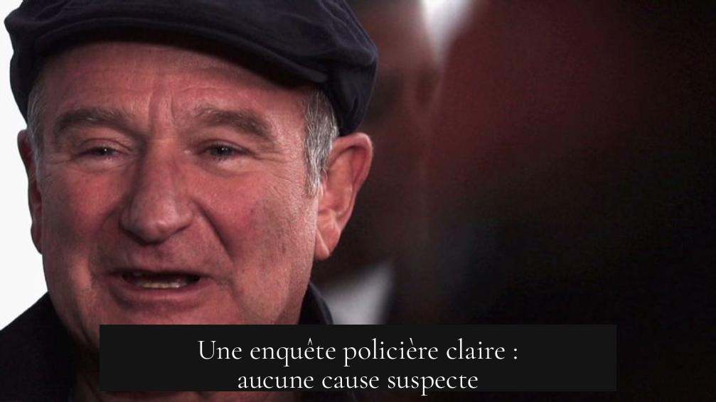 Une enquête policière claire : aucune cause suspecte