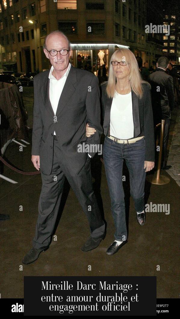 Mireille Darc Mariage : entre amour durable et engagement officiel