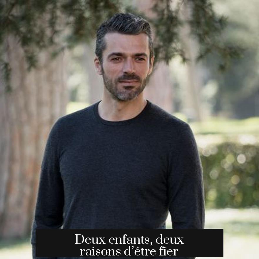 Deux enfants, deux raisons d’être fier