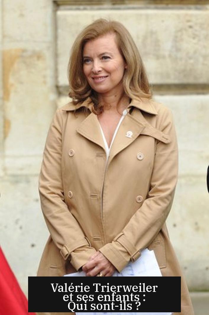 Valérie Trierweiler et ses enfants : Qui sont-ils ?