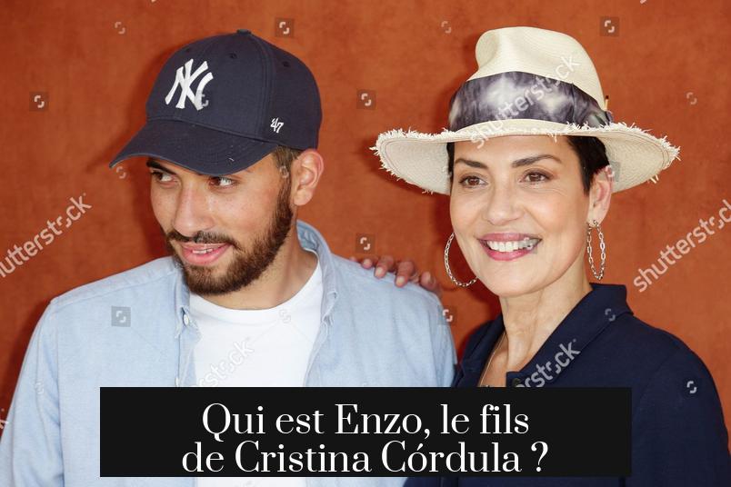 Qui est Enzo, le fils de Cristina Córdula ?