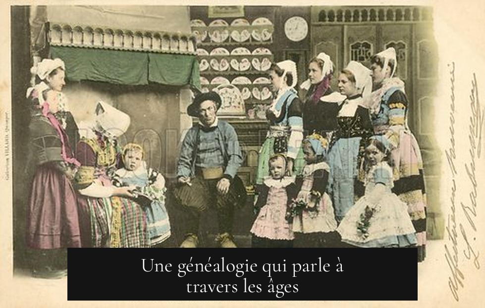 Une généalogie qui parle à travers les âges