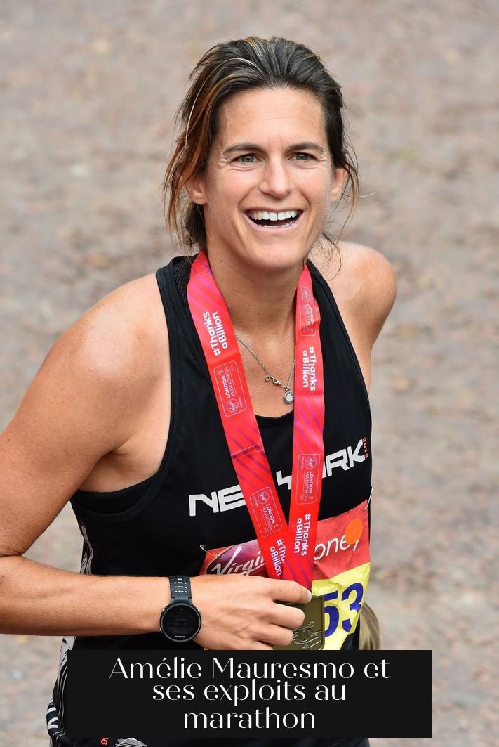 Amélie Mauresmo et ses exploits au marathon