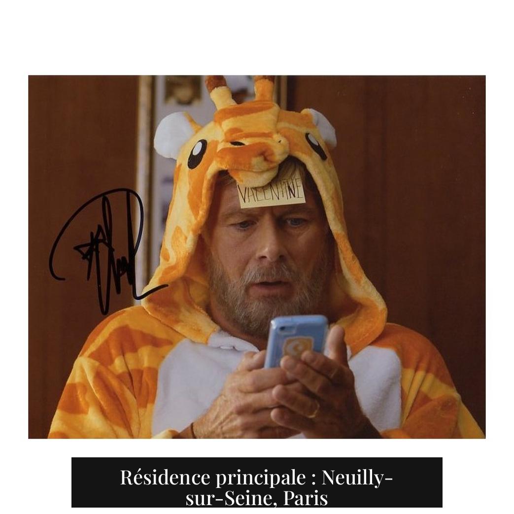 Résidence principale : Neuilly-sur-Seine, Paris