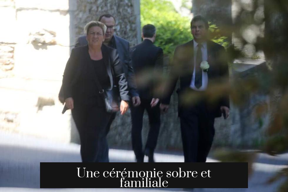 Une cérémonie sobre et familiale