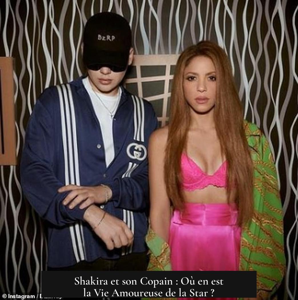 Shakira et son Copain : Où en est la Vie Amoureuse de la Star ?