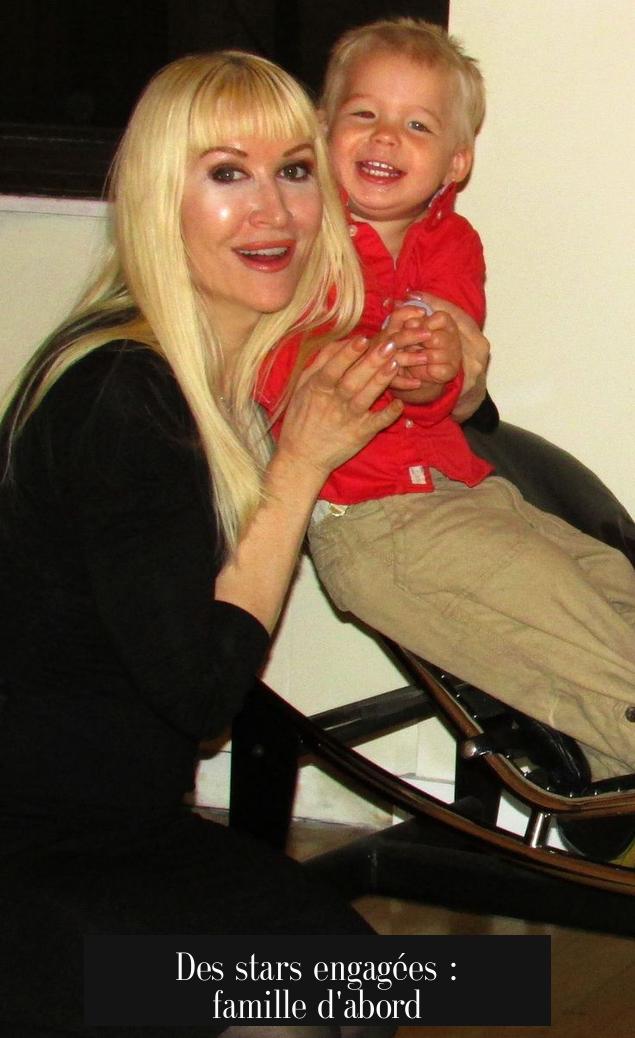 Des stars engagées : famille d'abord