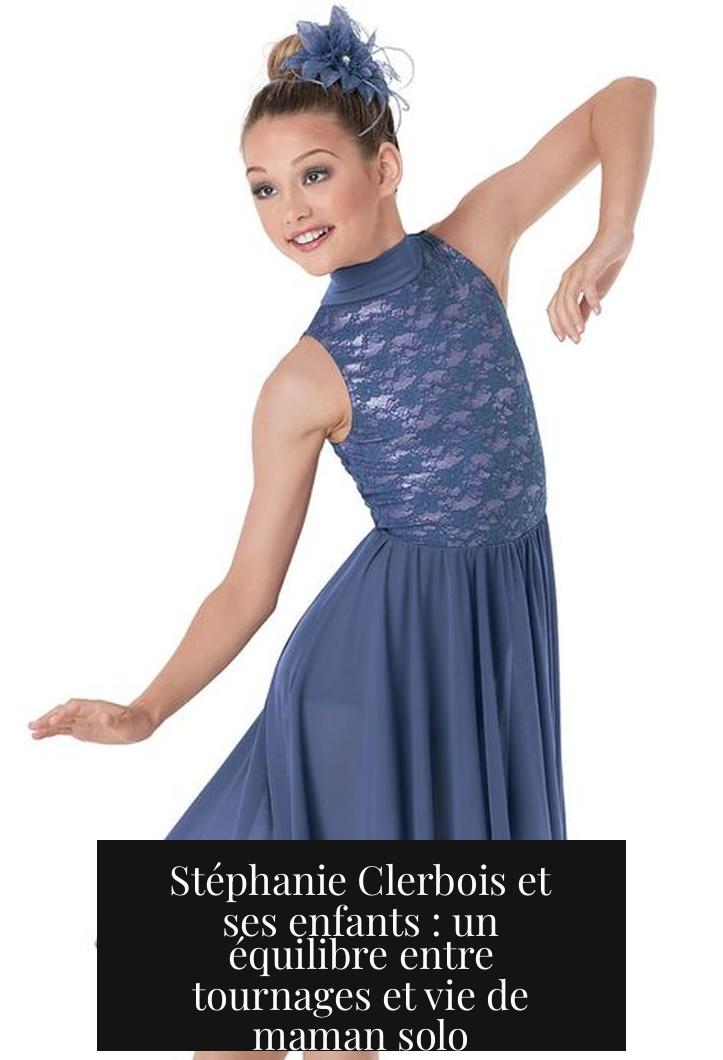 Stéphanie Clerbois et ses enfants : un équilibre entre tournages et vie de maman solo
