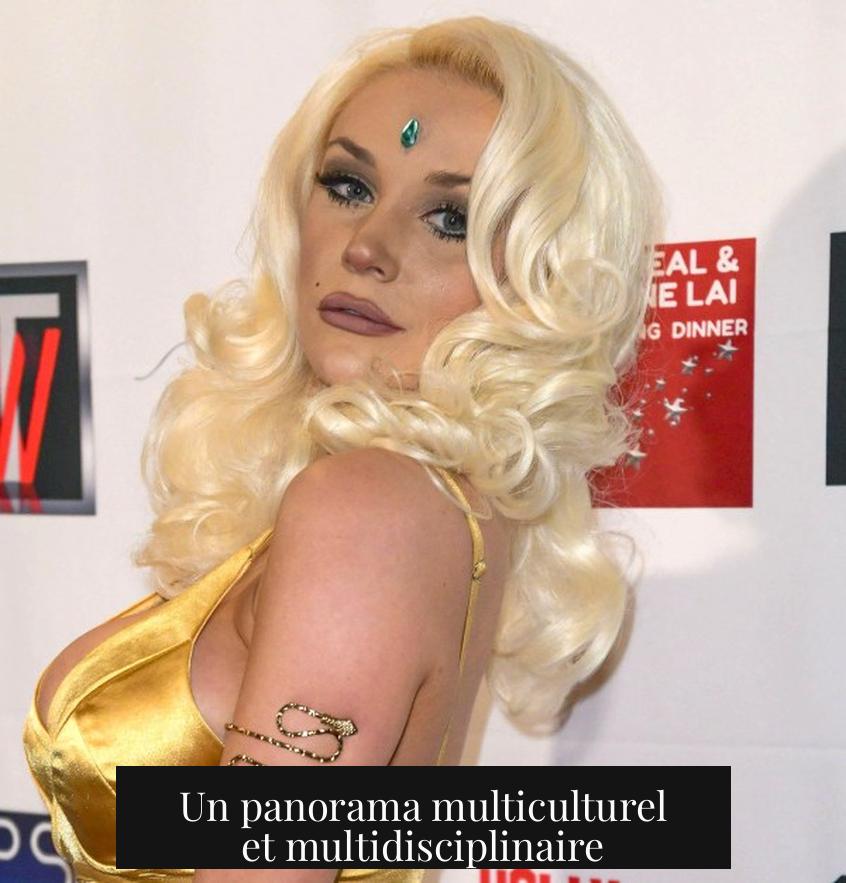 Un panorama multiculturel et multidisciplinaire