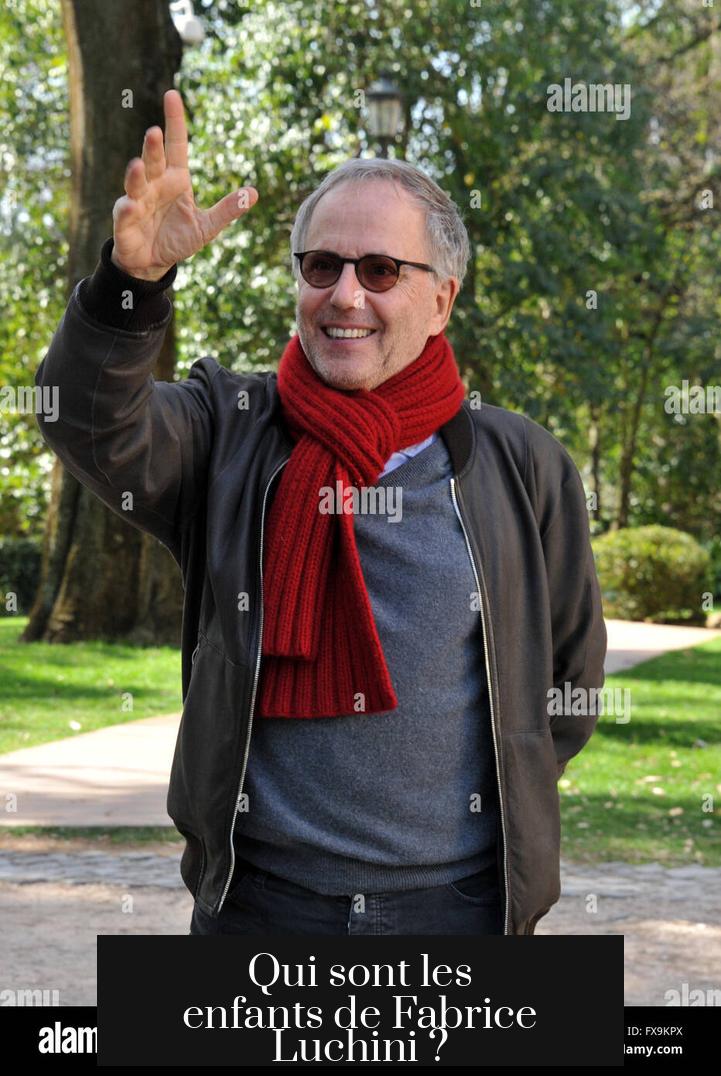 Qui sont les enfants de Fabrice Luchini ?