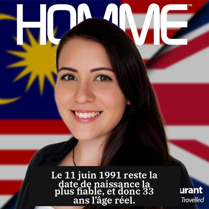 Le 11 juin 1991 reste la date de naissance la plus fiable, et donc 33 ans l’âge réel.