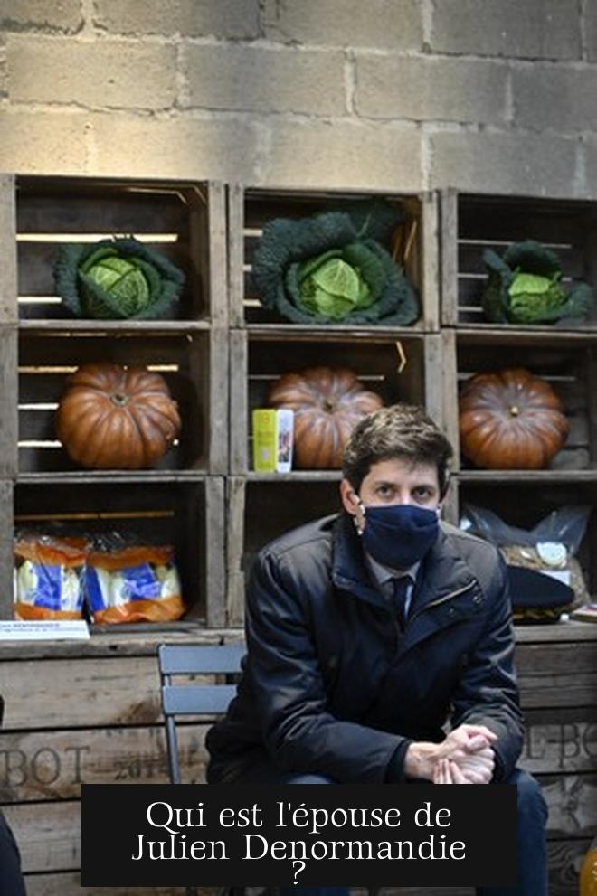 Qui est l'épouse de Julien Denormandie ?