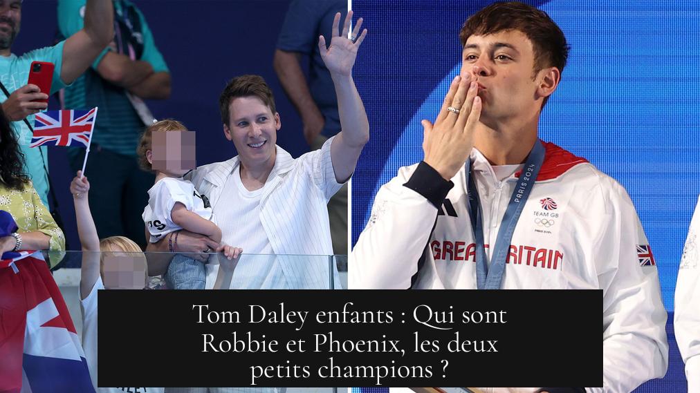 Tom Daley enfants : Qui sont Robbie et Phoenix, les deux petits champions ?