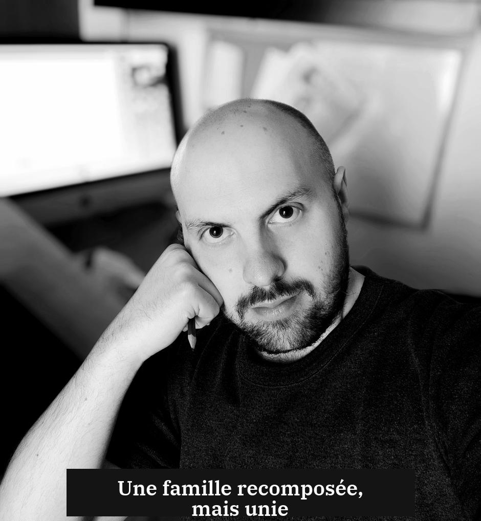 Une famille recomposée, mais unie