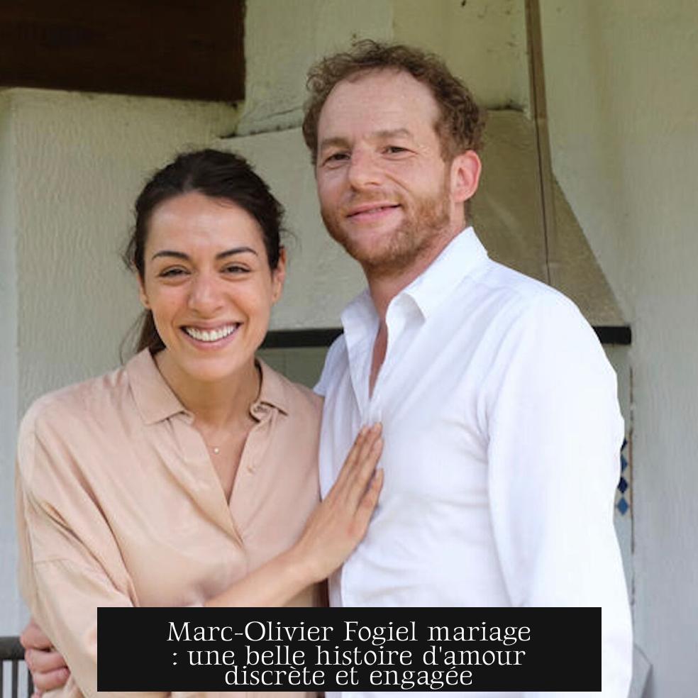 Marc-Olivier Fogiel mariage : une belle histoire d'amour discrète et engagée