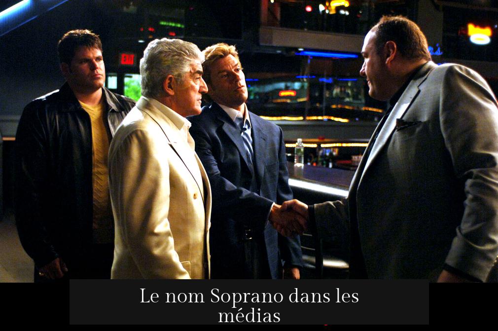 Le nom Soprano dans les médias