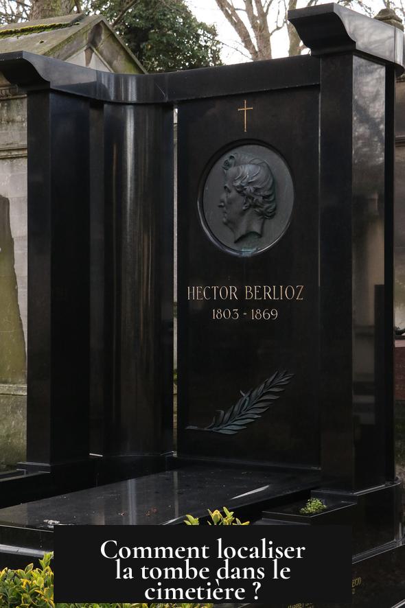 Comment localiser la tombe dans le cimetière ?